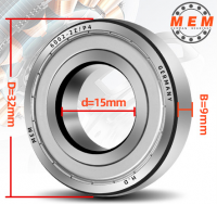 High Temperature Resistant Deep Groove Ball Bearing Series